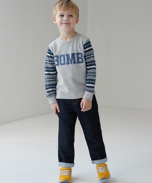 green label relaxing（グリーンレーベルリラクシング）の「【KIDS】ドビーデニムパンツ フルレングス ◆（デニムパンツ・キッズ・コバルトブルー/ネイビー/ロイヤルブルー・115/105/135/95/125）」の13枚目の写真