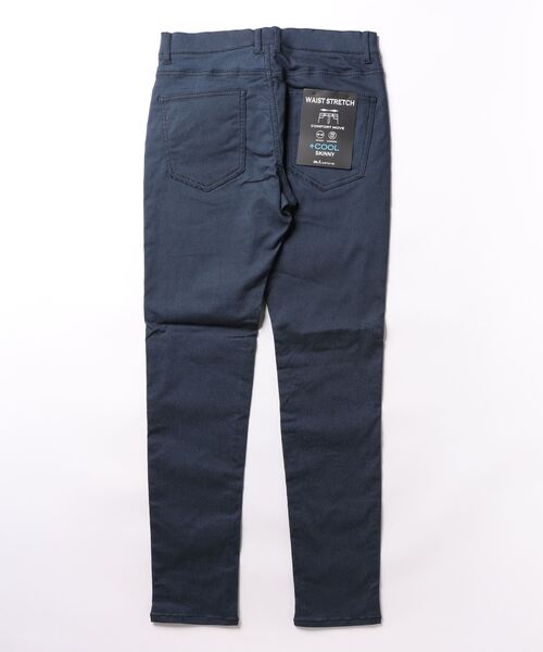 m.f.editorial(エムエフエディトリアル)の「【接触冷感 ストレッチ 】m.f.エディトリアル メンズ スキニーパンツ カルゼ(チノパンツ・メンズ・アイボリー/ネイビー/ライトグレー・MEDIUM/LARGE/X-LARGE/S)」の4枚目の写真