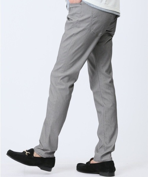 m.f.editorial(エムエフエディトリアル)の「【接触冷感 ストレッチ 】m.f.エディトリアル メンズ スキニーパンツ カルゼ(チノパンツ・メンズ・アイボリー/ネイビー/ライトグレー・MEDIUM/LARGE/X-LARGE/S)」の2枚目の写真