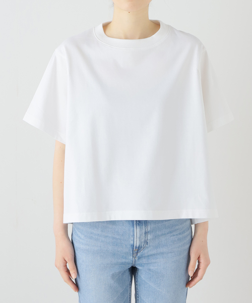 IENA（イエナ）の「【COGTHEBIGSMOKE/コグ ザビッグスモーク】JEMMA T-SHIRT Tシャツ（Tシャツ/カットソー・レディース・ライトグレー/ホワイト・FREE）」の11枚目の写真