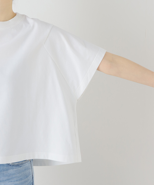 IENA（イエナ）の「【COGTHEBIGSMOKE/コグ ザビッグスモーク】JEMMA T-SHIRT Tシャツ（Tシャツ/カットソー・レディース・ライトグレー/ホワイト・FREE）」の19枚目の写真