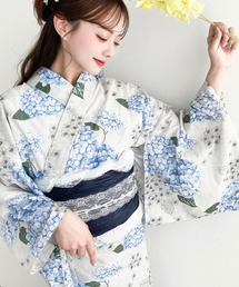 セール】ワンピース浴衣【ワンピース・羽織・しわ兵児帯3点セット