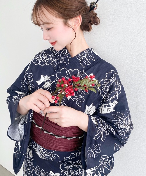 moment+（モーメントプラス）の「浴衣3点セット（ゆかた＋帯2本）（浴衣・レディース・その他3/その他2/その他1/その他4/その他5/その他8/その他10/その他13/その他11/その他6/その他14/その他15/その他16/その他17/その他7/その他9/その他12・FREE）」の15枚目の写真