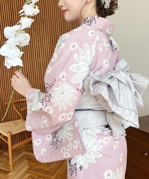 moment+（モーメントプラス）の「浴衣3点セット（ゆかた・帯2本）、その他3のみ2点セット（浴衣・レディース・その他3/その他2/その他1/その他4/その他5・FREE）」の7枚目の写真