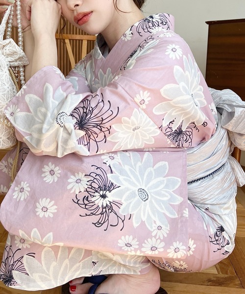 セール】浴衣3点セット（ゆかた・帯2本）、その他3のみ2点セット（浴衣