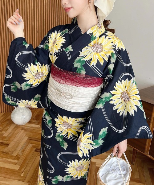 セール】浴衣3点セット（ゆかた・帯2本）、その他3のみ2点セット（浴衣