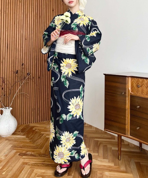 セール】浴衣3点セット（ゆかた・帯2本）、その他3のみ2点セット（浴衣