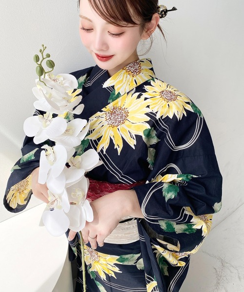 セール】浴衣3点セット（ゆかた・帯2本）、その他3のみ2点セット（浴衣