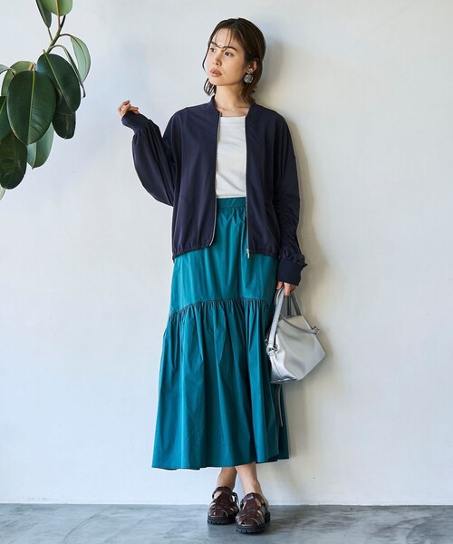 coen(コーエン)の「【RONEL】ティアードフレアスカート(スカート・レディース・ブラック/ケリーグリーン/イエロー・L/M/S)」の16枚目の写真