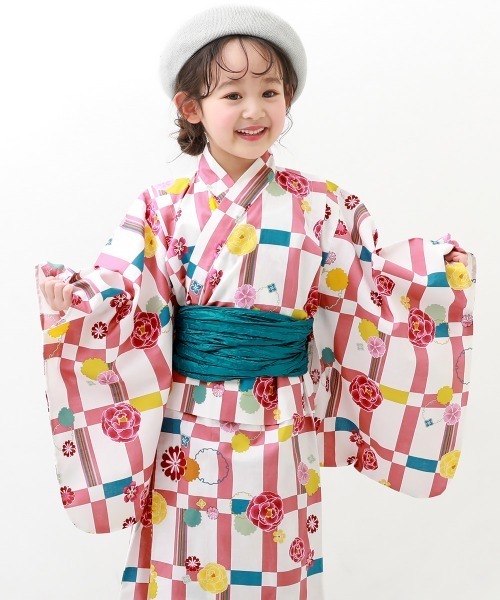 devirock（デビロック）の「着付けかんたん 兵児帯付き浴衣（浴衣・キッズ・その他7/その他4/その他11/その他5/その他3/その他2/その他1/その他15/その他14/その他6/その他13/その他10/その他8/その他12/その他9/ホワイト系1/ホワイト系2/ブルー系1/ネイビー系1・90cm/160cm/150cm/140cm/130cm/120cm/110cm/100cm）」の13枚目の写真