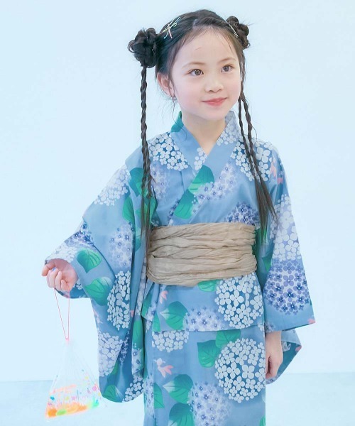 devirock（デビロック）の「着付けかんたん 兵児帯付き浴衣（浴衣・キッズ・その他7/その他4/その他11/その他5/その他3/その他2/その他1/その他15/その他14/その他6/その他13/その他10/その他8/その他12/その他9/ホワイト系1/ホワイト系2/ブルー系1/ネイビー系1・90cm/160cm/150cm/140cm/130cm/120cm/110cm/100cm）」の16枚目の写真
