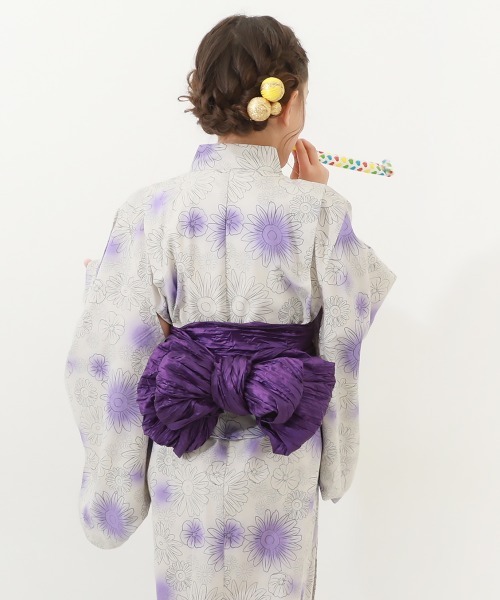 devirock（デビロック）の「着付けかんたん 兵児帯付き浴衣（浴衣・キッズ・その他7/その他4/その他11/その他5/その他3/その他2/その他1/その他15/その他14/その他6/その他13/その他10/その他8/その他12/その他9/ホワイト系1/ホワイト系2/ブルー系1/ネイビー系1・90cm/160cm/150cm/140cm/130cm/120cm/110cm/100cm）」の17枚目の写真