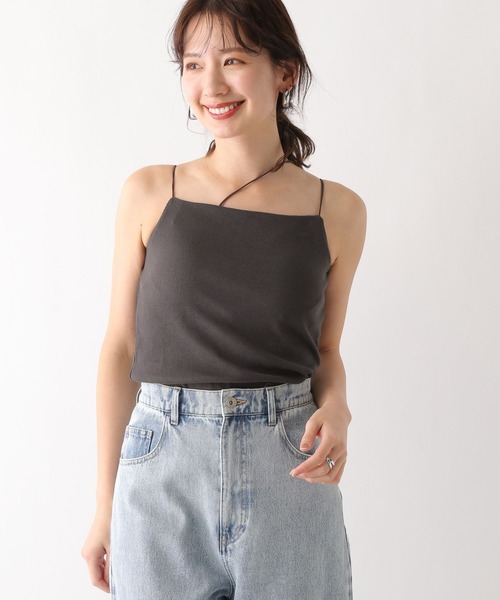 セール】カップ付きアシメキャミ 109873（キャミソール