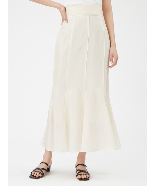 FRAY I.D（フレイアイディー）の「シアータフタマーメイドスカート（スカート・レディース・ネイビー/ブルー/アイボリー・1/0）」の11枚目の写真