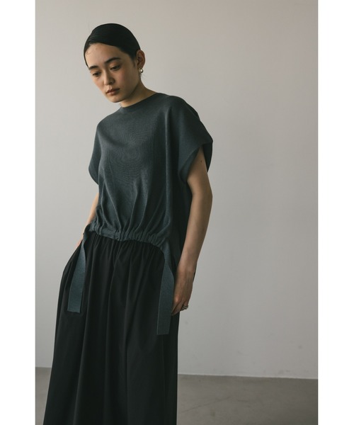 STYLEMIXER（スタイルミキサー）の「フロントギャザードライニット（ニット/セーター・レディース・ホワイト/レッド/グレー・FREE）」の22枚目の写真