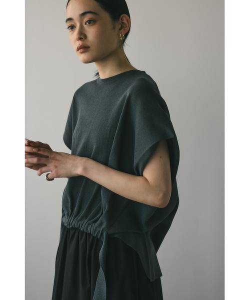 STYLEMIXER（スタイルミキサー）の「フロントギャザードライニット（ニット/セーター・レディース・ホワイト/レッド/グレー・FREE）」の18枚目の写真