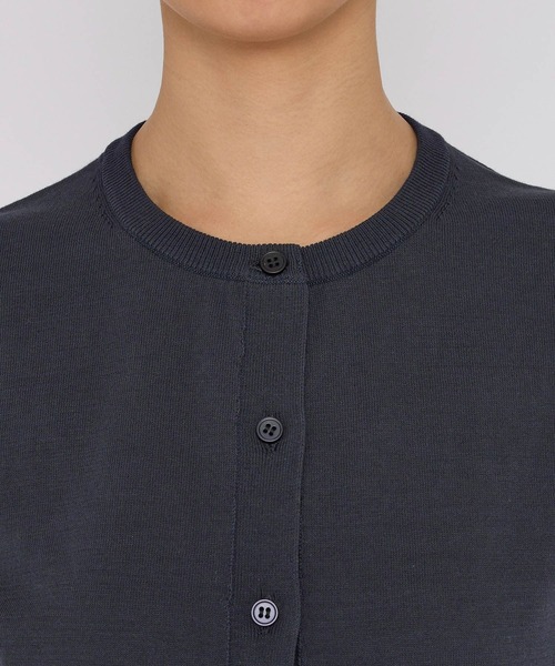 BARNYARDSTORM（バンヤードストーム）の「BARNYARDSTORM / 半袖カーディガン / ハンドウォッシャブル（カーディガン/ボレロ・レディース・ベージュ/ネイビー/グリーン・1/0）」の12枚目の写真