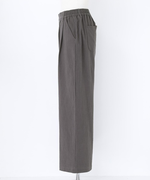 n'OrLABEL(ノアールレーベル)の「ワイドストレートパンツ(その他パンツ・レディース・ナチュラル/チャコール・2/1)」の3枚目の写真