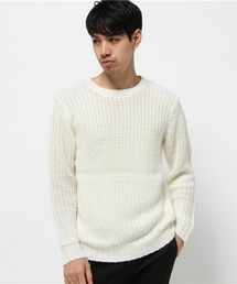 SEVENDAYS=SUNDAY | アクリルウール　長袖クルーネックプルオーバー(ニット/セーター)