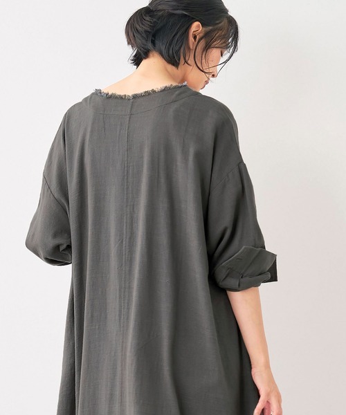 美品✨ MICA&DEAL インド綿クレープバックツイストワンピース｜レディース