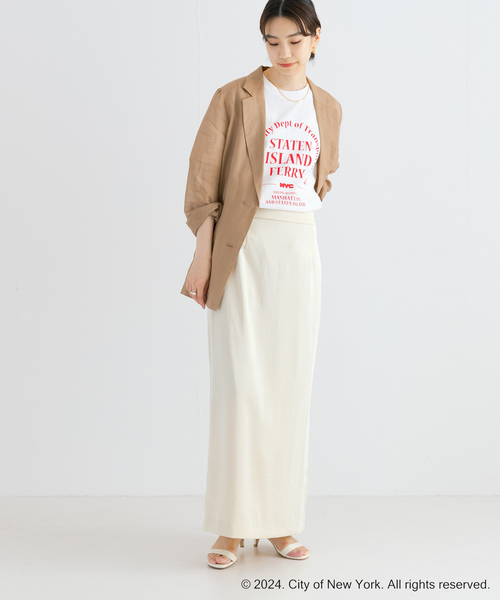 GOOD ROCK SPEED（グッドロックスピード）の「GOOD ROCK SPEED　NYC サークルロゴTシャツ（Tシャツ/カットソー・レディース・ホワイト/グレー・FREE）」の10枚目の写真