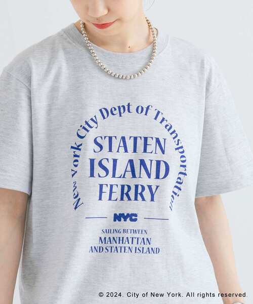 GOOD ROCK SPEED（グッドロックスピード）の「GOOD ROCK SPEED　NYC サークルロゴTシャツ（Tシャツ/カットソー・レディース・ホワイト/グレー・FREE）」の11枚目の写真