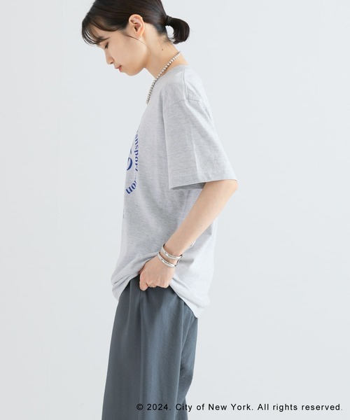 GOOD ROCK SPEED（グッドロックスピード）の「GOOD ROCK SPEED　NYC サークルロゴTシャツ（Tシャツ/カットソー・レディース・ホワイト/グレー・FREE）」の12枚目の写真