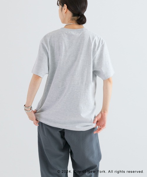 GOOD ROCK SPEED（グッドロックスピード）の「GOOD ROCK SPEED　NYC サークルロゴTシャツ（Tシャツ/カットソー・レディース・ホワイト/グレー・FREE）」の13枚目の写真