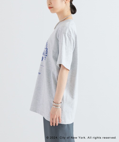 GOOD ROCK SPEED（グッドロックスピード）の「GOOD ROCK SPEED　NYC サークルロゴTシャツ（Tシャツ/カットソー・レディース・ホワイト/グレー・FREE）」の17枚目の写真