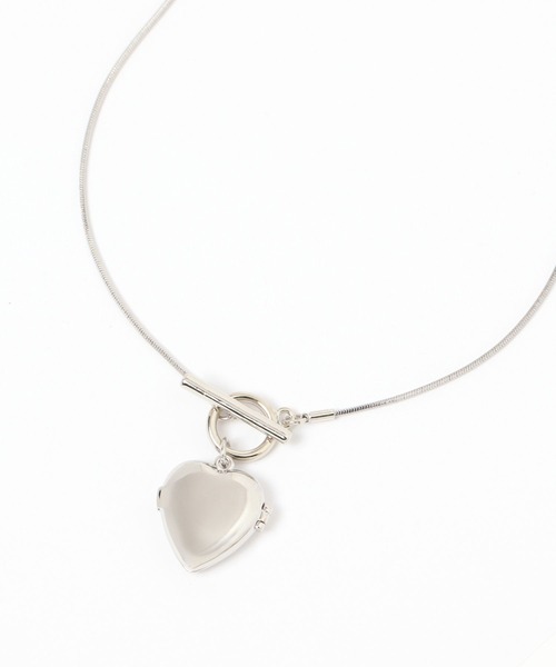 GLOBAL WORK（グローバルワーク）の「ロケットハートネックレス/115624（ネックレス・レディース・シルバー/ゴールド・ONE SIZE）」の2枚目の写真