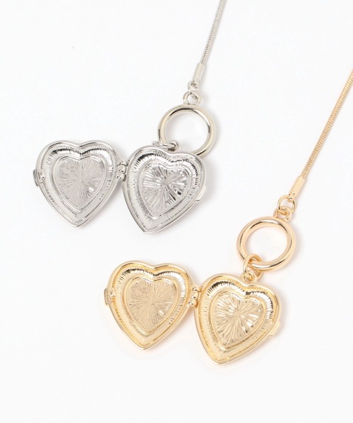 GLOBAL WORK（グローバルワーク）の「ロケットハートネックレス/115624（ネックレス・レディース・シルバー/ゴールド・ONE SIZE）」の5枚目の写真