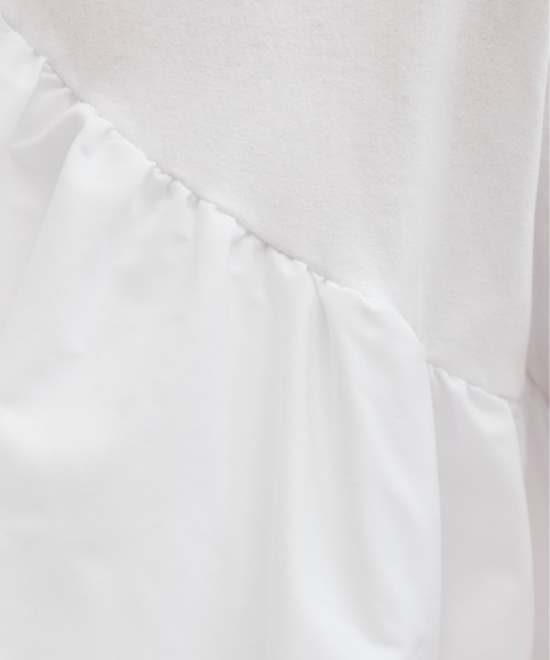 ANGIE(アンジー)の「アシンメトリー フリルTEE(Tシャツ/カットソー・レディース・ブラック/ホワイト・FREE)」の11枚目の写真