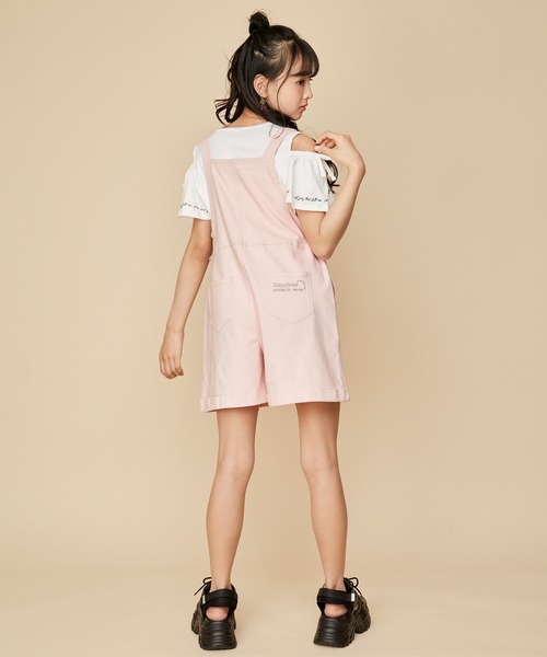 Yumi様ピンクフリルセットメゾピアノラブトキシックジェニラブピンクラテまとめ売 JENNI love（ジェニィラブ）の「肩あきフリルそでTシャツ（T