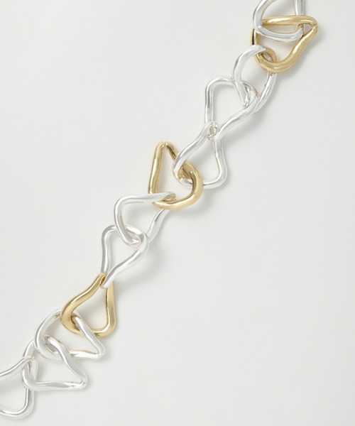 Nothing And Others(ナッシングアンドアザーズ)の「「Nothing And Others/ナッシングアンドアザーズ」Hook chain Bracelet(ブレスレット・レディース・マルチ/シルバー・FREE)」の10枚目の写真
