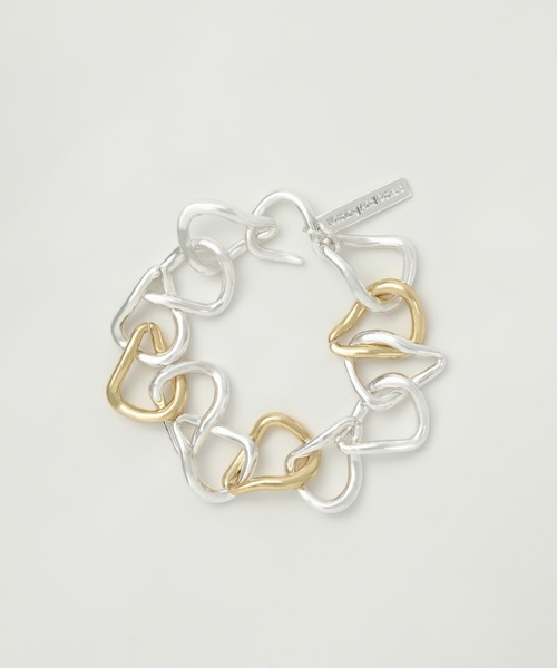 Nothing And Others(ナッシングアンドアザーズ)の「「Nothing And Others/ナッシングアンドアザーズ」Hook chain Bracelet(ブレスレット・レディース・マルチ/シルバー・FREE)」の9枚目の写真