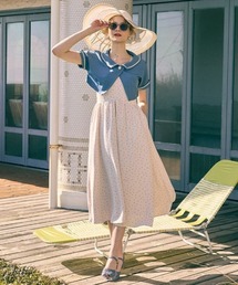 an another angelus | ジャケット付きドットキャミワンピース(ワンピース)