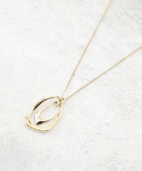 UNTITLED(アンタイトル)の「【Oggi掲載商品】ビッグトップネックレス(ネックレス・レディース・シルバー/ゴールド・99)」の1枚目の写真