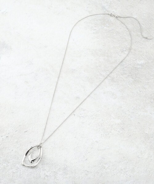 UNTITLED(アンタイトル)の「【Oggi掲載商品】ビッグトップネックレス(ネックレス・レディース・シルバー/ゴールド・99)」の4枚目の写真