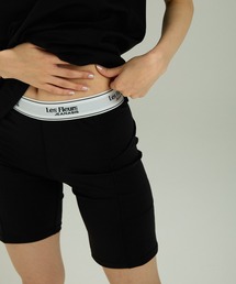 JEANASIS | 【Les Fleurs】ロゴゴムハーフレギンス/127711(レギンス/スパッツ)