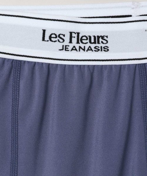 JEANASIS（ジーナシス）の「【Les Fleurs】ロゴゴムハーフレギンス/127711（レギンス/スパッツ・レディース・ブラック/ブルーパープル/グレー・LARGE/MEDIUM）」の10枚目の写真