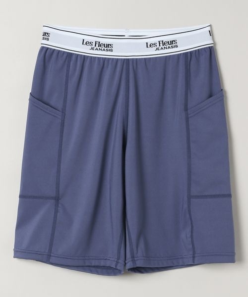 JEANASIS（ジーナシス）の「【Les Fleurs】ロゴゴムハーフレギンス/127711（レギンス/スパッツ・レディース・ブラック/ブルーパープル/グレー・LARGE/MEDIUM）」の21枚目の写真