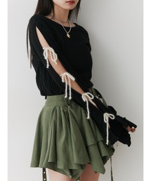 jouetie（ジュエティ）の「ラメリボンニットトップス（ニット/セーター・レディース）」