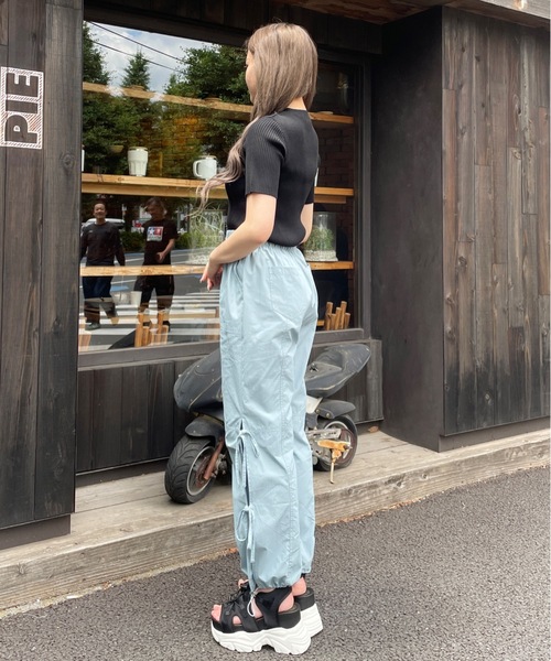 one way（ワンウェイ）の「カットアウトリブニット（ニット/セーター・レディース・ブラウン/ホワイト/エメラルド/ブラック/グレー・FREE）」の20枚目の写真