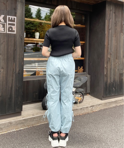 one way（ワンウェイ）の「カットアウトリブニット（ニット/セーター・レディース・ブラウン/ホワイト/エメラルド/ブラック/グレー・FREE）」の21枚目の写真