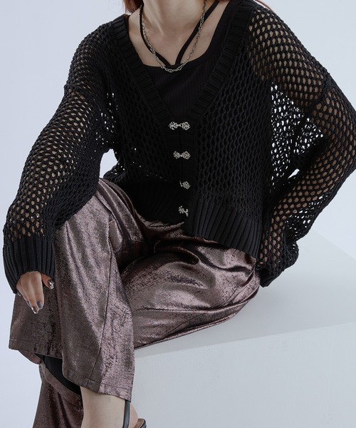 Ellno de Mavie(エルノデメヴィ)の「サテンタックパンツ(その他パンツ・レディース・シルバー/ブラウン系その他・FREE)」の14枚目の写真