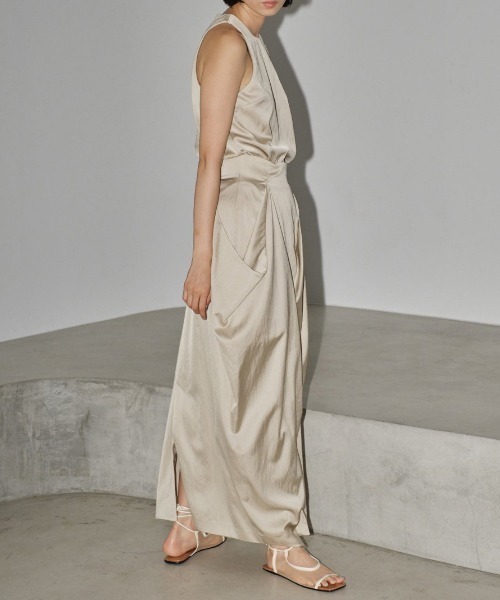 TODAYFUL（トゥデイフル）の「TODAYFUL Satin Drape Skirt 12410803