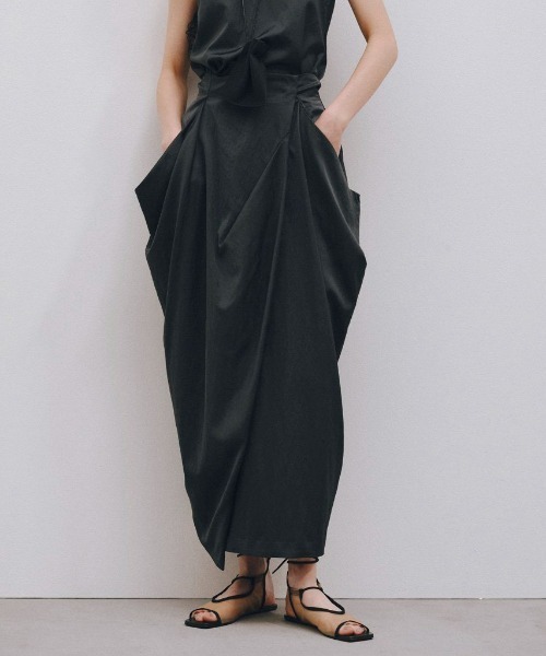 TODAYFUL（トゥデイフル）の「TODAYFUL Satin Drape Skirt 12410803