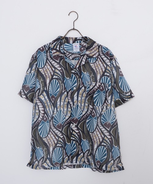 JEMORGAN（ジェーイーモーガン）の「『JEMORGAN LONG JOHNS/ジェーイーモーガンロングジョーンズ』メッシュ総柄プリントオープンカラーシャツ 半袖（シャツ/ブラウス・メンズ・E/D/A・L/M）」の21枚目の写真