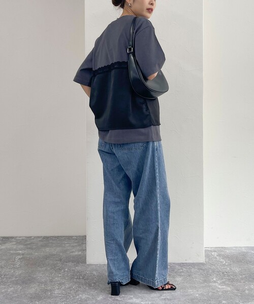 fredy emue（フレディエミュ）の「ビスチェリメイク風Tシャツ（Tシャツ