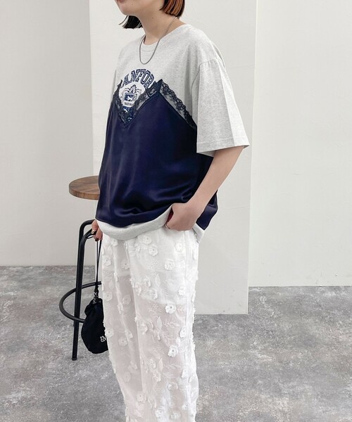 fredy emue（フレディエミュ）の「ビスチェリメイク風Tシャツ（Tシャツ